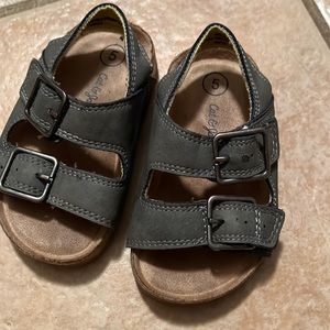 Cute size 6, , gray, light weight, cute, barely worn infant sandal